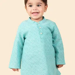 Fabindia Boys Striped Pure Cotton Straight Kurta-picture-24