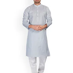 Authentics Mandarin Collar Pure Cotton Straight Kurta-picture-57