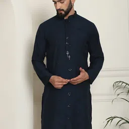SOJANYA Men Embroidered Thread Work Kurta-14