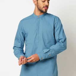 Indivisual Clothing Men Thread Work Kurta-image-34