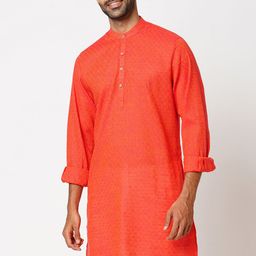 Indivisual Clothing Men Thread Work Kurta-image-120