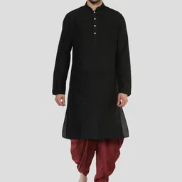 KISAH Men Black Kurta-picture-43