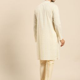 Amodh by Kisah Men Multi coloured Printed  Kurta image 4