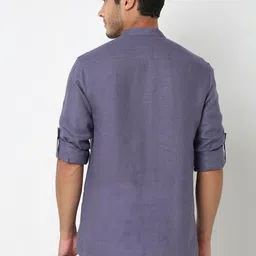 Ethnicity Mandarin Collar Roll-Up Sleeves Regular Kurta image 5