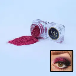 Veoni BELLE HD Holographic Superfine Glitter  Eyeshadow 5g - Dark Pink 04-49