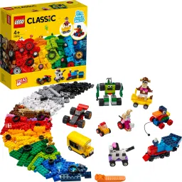 Classic Bricks & Wheels (653 Blocks) Model Building Kit-20