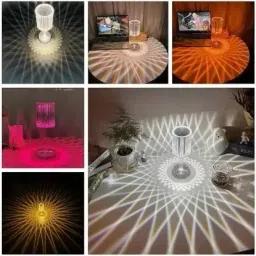 New LED Diamond Table Lamp 16 Color Changing Light With Remote 649 Table Lamp-16