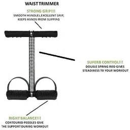 emeret MultipSingle Spring Tummy Trimmer with Tummy Twister for Men & Women(Multicolor) Ab Exerciser image 2