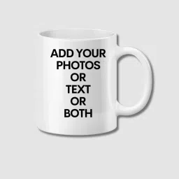 Personalized Photo/Text | Custom Gift | White Ceramic Coffee Cup Ceramic Coffee Mug-image-1