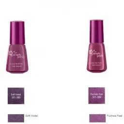simply pretty nail polish combo soft violet, fuchsia feel-image-29