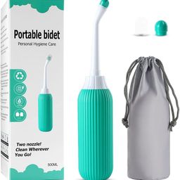 maitri enterprise Portable bidet, Jet Spray for Toilet | Retractable, 2 angled Nozzles M161 Manual Bidets-picture-46