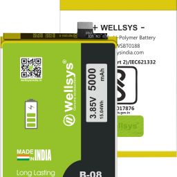 WELLSYS Mobile Battery For Vivo Y51, Y52S, Y73S, Y30, Y20i, Y93S, Y76, Y51SY50, Y31s (B-O8 5000mAh)-image-29