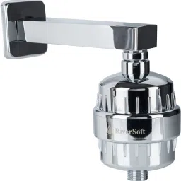RiverSoft Kubix Spout with SF-15 Pro for hard water Shower system (Chrome) Shower system-picture-2