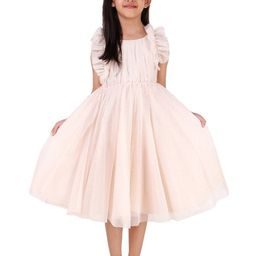 Miyo Girls Ruffled Fit & Flare Dress-image-86