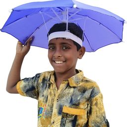 rainpopson Hat Umbrella for Men, Kids,Women Soft Unbreakable Plastic Hat/Cap Umbrella (A9) Umbrella-picture-8