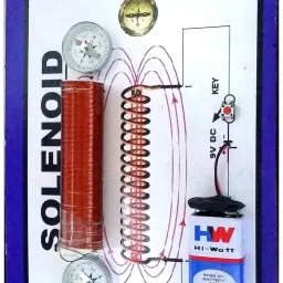 melody's Solenoid Showing with Compass Physics Science Working Project Electronic Hobby Educational Electronic Hobby Kit image 2