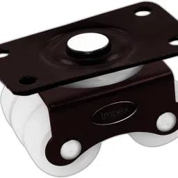Mini Sixer Caster White Pack of 4 Caster Wheels , For Table Trolley Bed Etc Swivel Furniture Caster-picture-21
