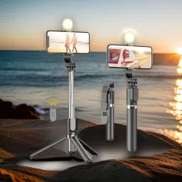 Clairbell GO3_R1S Bluetooth Selfie Sticks with Remote and Selfie Light Single Gimbal for Mobile-19