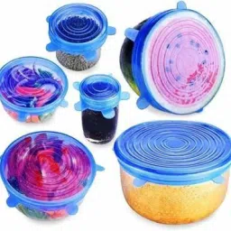 STRECH LED - 0001 2.6 inch, 3.7 inch, 4.5 inch, 5.7 inch, 6.5 inch, 8.3 inch Lid Set, Pack of 6-image-4
