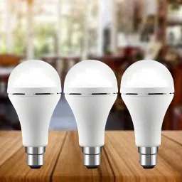 Emergency 15W Inverter LED Bulb with 1200mAh Rechargeable Battery Pack of 3 V25 4 hrs Bulb Emergency Light-8