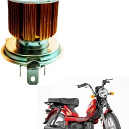 H4bulb-4led-red-Blue191 Headlight Car, Motorbike LED for TVS (12 V, 30 W)-14