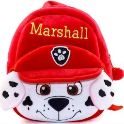 Kids School Bag marshall KSoft Plush Cartoon Baby Boys/Girls Plush Bag (Red, 11) Backpack-image-83