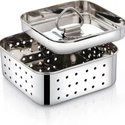Stainless Steel Square Shape Indian Paneer/Tofu Press Mould Maker 250ml Collapsible Strainer-20
