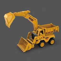 excavator engineering Unbreakable for Kids Toy Truck Bulldozer Building Vehicles-29