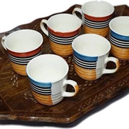 Wooden Sheesham Serving Tray / Tray Tray Serving Set-image-70