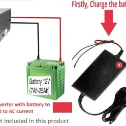 GoodsBazaar 12 Volt DC to AC Converter + UPS Battery Charger 12v DC Convertor SMPS Adaptor Smart Switch-picture-38