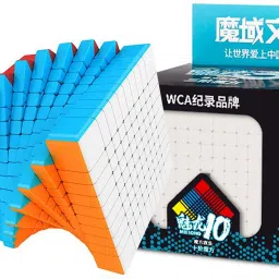 10x10 Cube MoFang Jiaoshi Meilong 10x10x10 Stickerless Speed Cube-17
