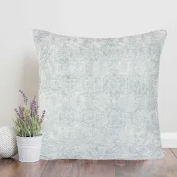 sivya by home Blue Traditional Ethnic Cotton 18 x 18 Inch Cushion Cover-picture-9
