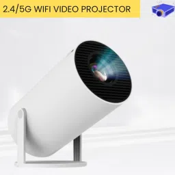 FRONY Mini HD Projector for Home 4KSupport With Built-in App Netflix/Prime/YouTubeQ7 (4500 lm / 1 Speaker / Wireless / Remote Controller) Portable Projector-picture-12