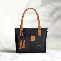 Women Black Shoulder Bag - Extra Spacious-image-98