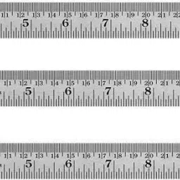 Stainless Steel Scale/Ruler 1 Foot (30 cm / 12 inch) (Set of 3 Pcs) Ruler-10