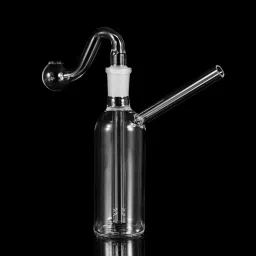 Premium Glass Oil Burner Bottle with Downstem & Detachable Mouthpiece 1.5 inch Glass Hookah-image-25