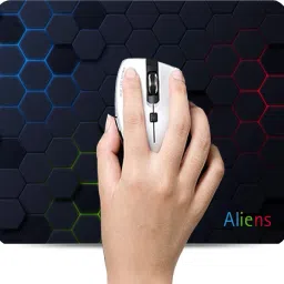 Aliens Gaming Mouse Pad, Precision, Non-Slip Rubber Base, Smooth Cloth Surface,3D Style Non Slip Base Mousepad image 4