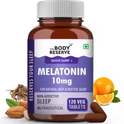 Melatonin 10mg (120) Tablets for Natural Deep Sleep, Muscle & Nerve Relaxation.-image-53