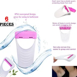 WOMEN BIKINI HAIR REMOVER RAZOR SET OF 6, Women-17