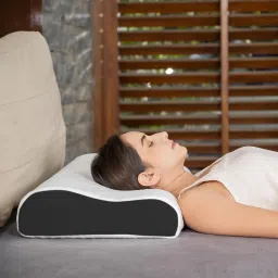 araami ORTHOPEDIC Memory Foam Memory Foam Solid Sleeping Pillow Pack of 1 image 2