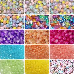 Multicolour Acrylic Beads Kit with Hearts, Stars & Letters-image-39