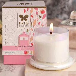 IRIS CELESTE Pearl White Bell Jar Candle-image-38