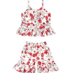 Aj DEZInES Girls Printed Top With Short-image-70