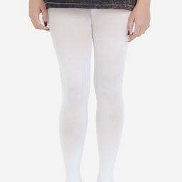 Bonjour Girls White Solid Anti Odour Stockings-image-6
