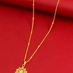 Ramdev Art Fashion Jwellery Brass Gold-Plated Necklace-image-70