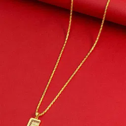 Ramdev Art Fashion Jwellery Gold-Plated Minimal Brass Chain-image-61