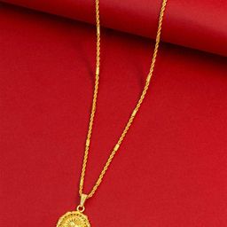 Ramdev Art Fashion Jwellery Gold-Plated Minimal Necklace-48