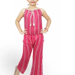 BAESD Girls Printed Basic Jumpsuit-image-9