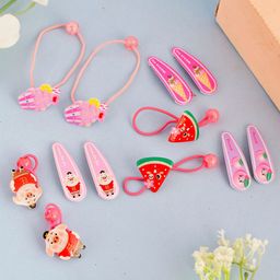 Silvermerc Designs Girls Set of 12 Embellished Hair Accessory-34