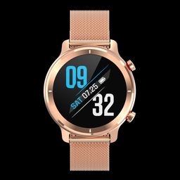 French Connection R4-D Smartwatch with Activity Tracker (33mm IPS Display, IP68 Waterproof, Rose Gold Strap)-image-70